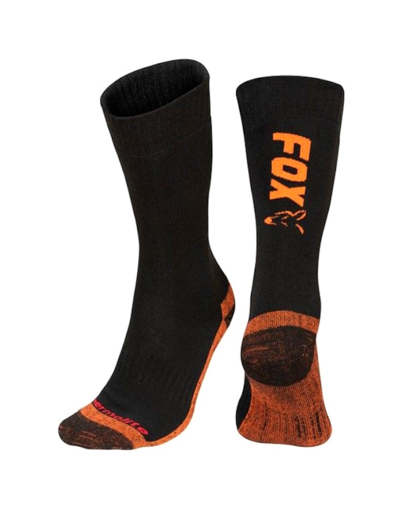 Skarpety Termiczne Fox Black/Orange Thermolite Sock Roz. 10-13 EU 44-47