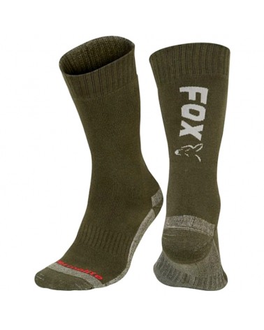 Skarpety Termiczne Fox  Green/Silver Thermolite Sock Roz. 10-13 EU 44-47