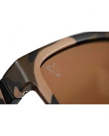Okulary Wędkarskie Polaryzacyjne Fox Avius Camo Black Brown Lense