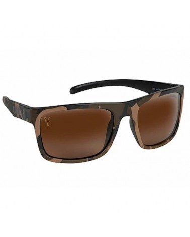 Okulary Wędkarskie Polaryzacyjne Fox Avius Camo Black Brown Lense