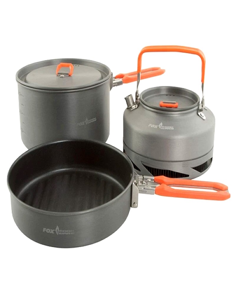 Zestaw Garnków Dla Karpiarza Fox Cookware Pans Medium Set 3szt.