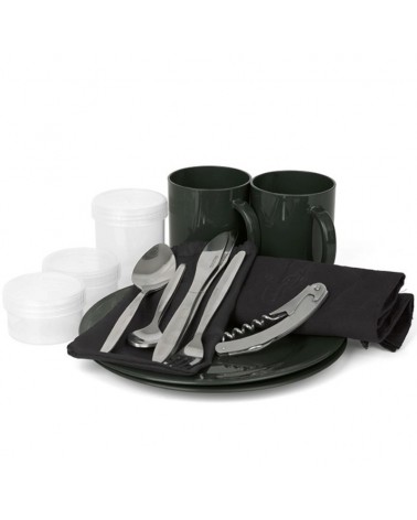 Zestaw Biwakowy Turystyczny Dla 2 Osób Fox R Series 2 Man Dinner Set 28x12x28cm