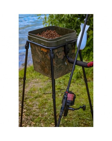 Stanowisko Do Nęcenia Na 1 Wiadro 10-17L Fox Spomb Single Bucket Stand Kit