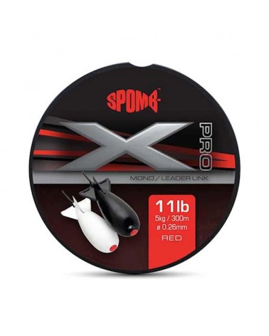 Żyłka Karpiowa Fox Spomb X Pro Mono 0.26mm 11lb 5kg 300m Czerwona