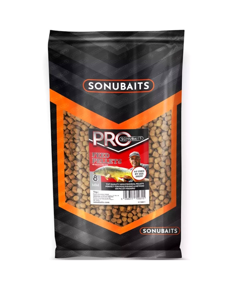 Pellet Zanętowy Sonubaits Pro Feed Pellets Fishmeal 8mm 1kg