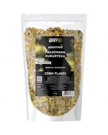 Dodatek Do Zanęt Pelletu Feeder Bait Corn Flakes Prasowana Kukurydza 400g