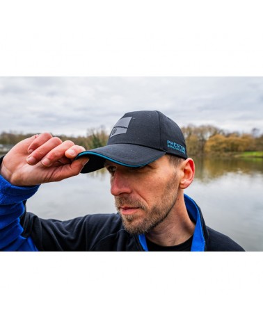 Czapka Wędkarska Z Daszkiem Preston Black HD Cap Czarna