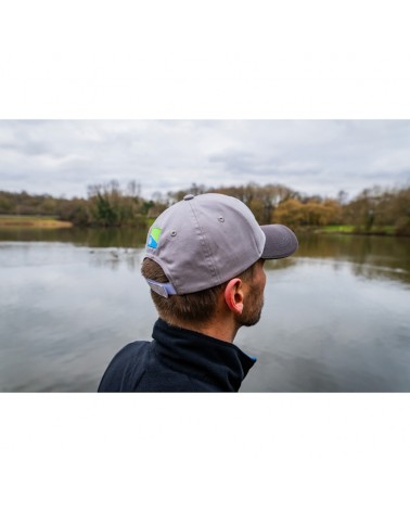 Czapka Wędkarska Z Daszkiem Preston Grey EST 1985 Cap Szara