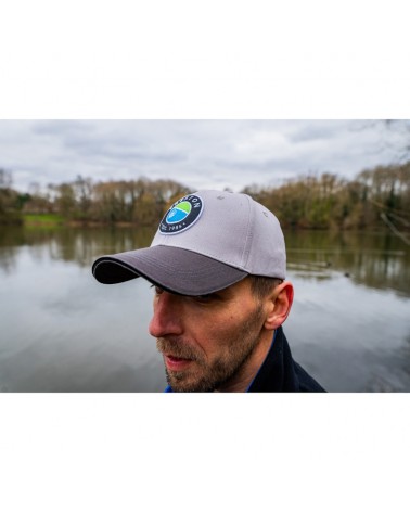 Czapka Wędkarska Z Daszkiem Preston Grey EST 1985 Cap Szara