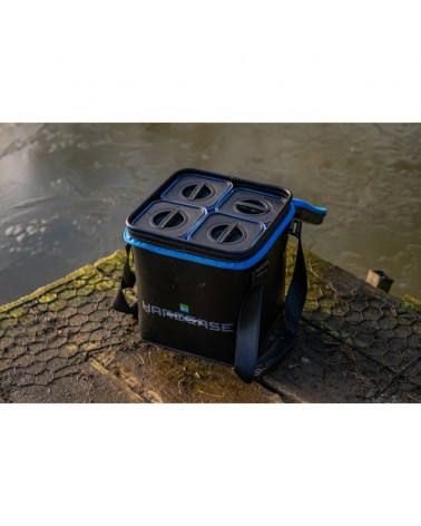 Torba Preston Hardcase Bait Safe 25x25x25cm Z Pojemnikami 4szt.