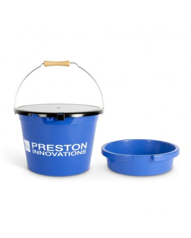 Wiadro 13L Do Mieszania Zanęty Z Miską I Pokrywą Preston Bucket Set