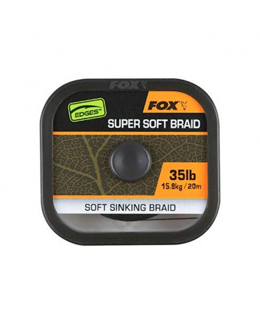 Plecionka Przyponowa Fox Naturals Super Soft Sinking Braid 35lb 15.8kg 20m