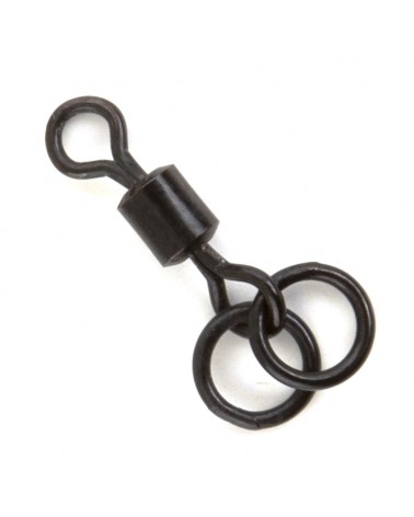 Krętlik Z Podwójnym Kółkiem Łącznikowym Fox Edges Double Ring Swivel Nr 7 8szt.