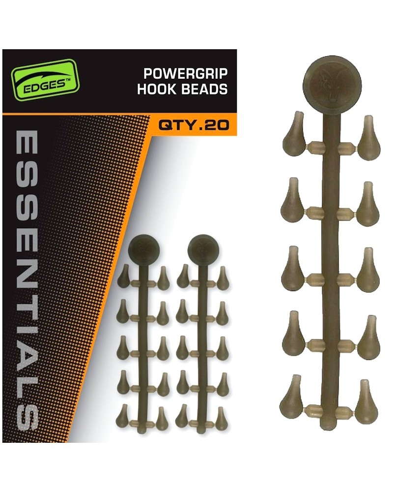 Stopery Na Trzonek Haczyka Fox Edges Naturals Powergrip Hook Beads 20szt.