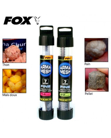 Siatka Nierozpuszczalna Do Przynęt + Tuba Ubijak Fox Edges Arma Mesh Narrow 14mm 7m