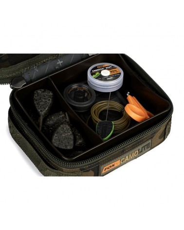Torba Organizer Na Ciężarki Karpiowe Fox Camolite Rigid Lead & Bits Bag Compact 5x14.5x7cm