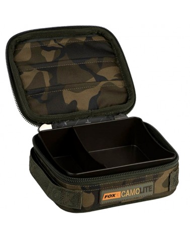 Torba Organizer Na Ciężarki Karpiowe Fox Camolite Rigid Lead & Bits Bag Compact 5x14.5x7cm