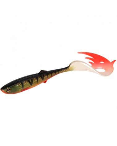 Przynęta Twister Mikado Sicario Pike Tail 8.5cm Bloody Perch 1szt.