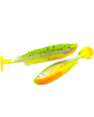 Guma Savage Gear 3D Fat Minnow T-Tail 9cm 7g Fluo Green Silver
