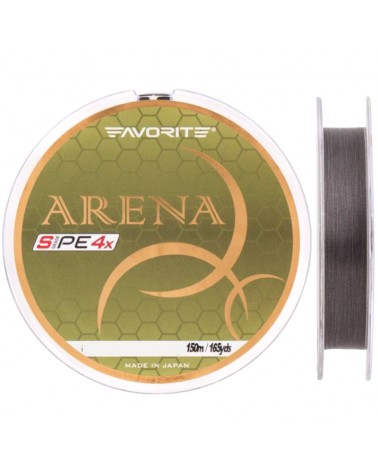 Plecionka Favorite Arena PE 4x 150m Srebrnoszara