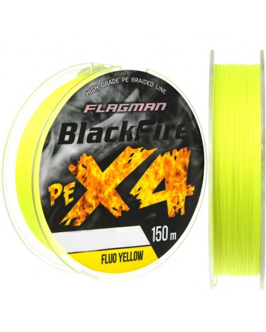 Plecionka Flagman Braid All-Round Pe X-4 150m 0.23mm 11.4kg Fluo Żółta