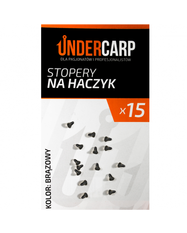 Stopery Na Haczyk Undercarp - Brązowe 15szt.