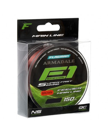 Żyłka Tonąca Flagman Armadale Feeder F1 Special Super Fast Sinking 0.24mm 4.8kg 150m