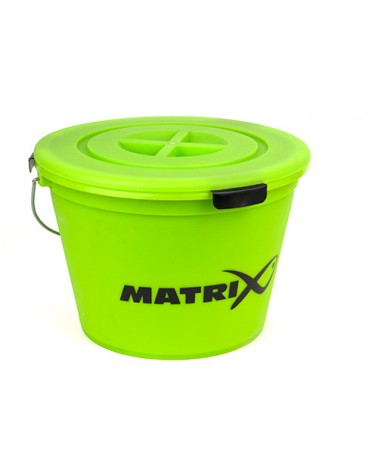 Wiadro Wędkarskie 20L Z Miską I Sitem Matrix Bucket Set Lime