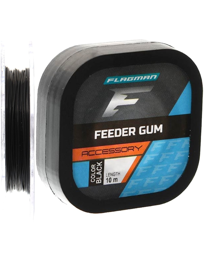 Amortyzator Do Zestawów Flagman Feeder Guma Black 0.80mm 10m