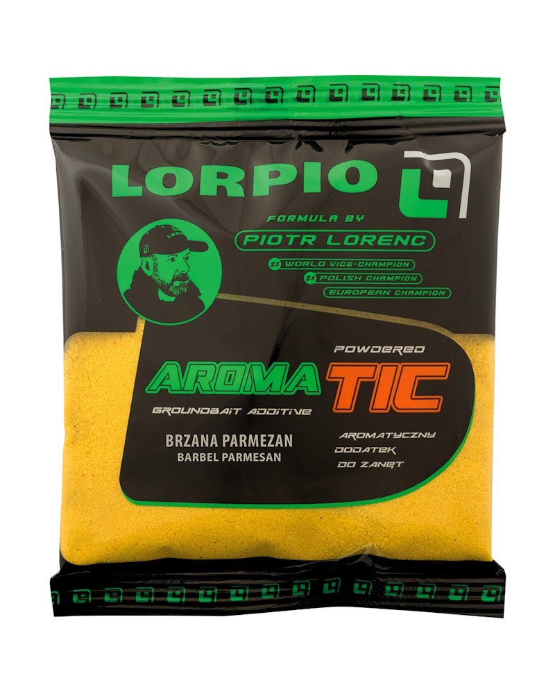 Atraktor Dodatek Zapachowy Do Zanęty Lorpio Aromatic Barbel Parmesan 200g