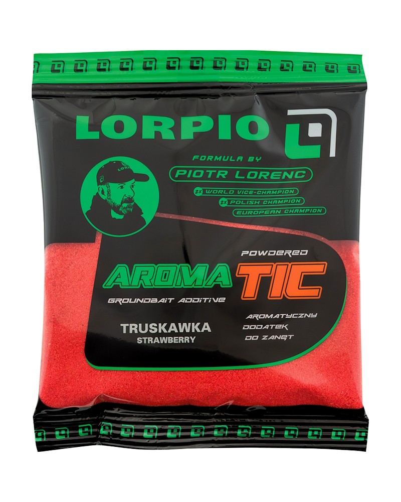 Atraktor Dodatek Zapachowy Do Zanęty Lorpio Aromatic Strawberry 200g