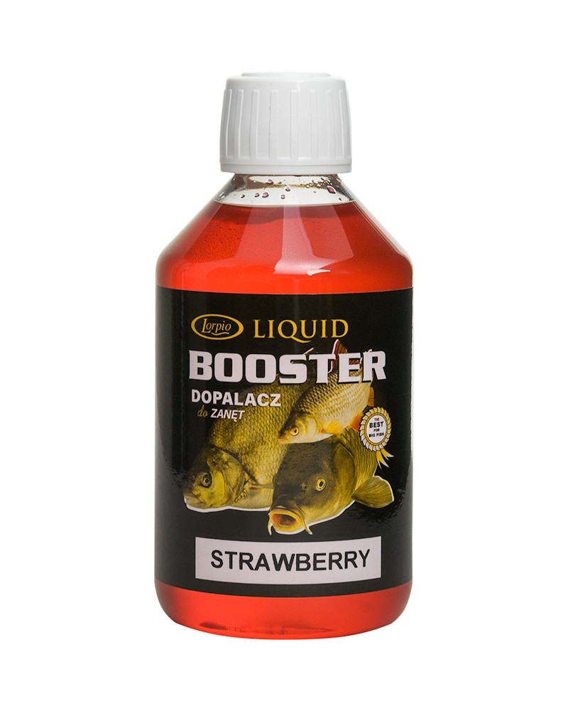 Dodatek Do Zanęt Lorpio Liquid Booster Strawberry Truskawka 250ml