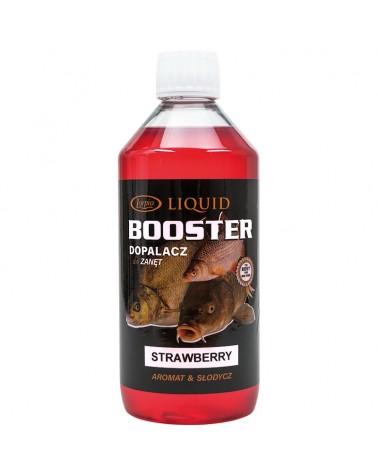 Dodatek Do Zanęt Lorpio Liquid Booster Strawberry Truskawka 500ml