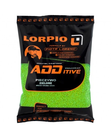 Dodatek Do Zanęt Lorpio Pieczywo Fluo Green 400g