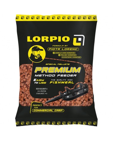 Pellet Do Method Feeder Lorpio Red Halibut 2.0mm 700g