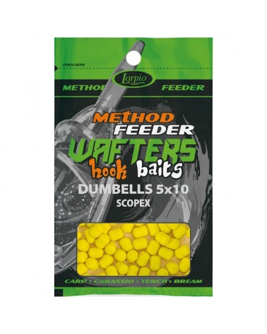 Przynęta Lorpio Method Feeder Hook Baits Wafters Dumbells 5x10mm Scopex 15g
