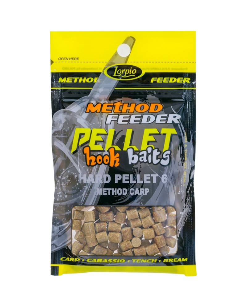 Przynęta Lorpio Method Feeder Hook Baits Hard Pellet 6mm Method Carp 25g