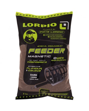 Zanęta Lorpio Feeder Magnetic Dark 2kg