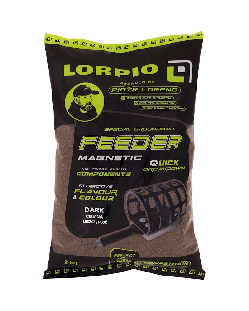 Zanęta Lorpio Feeder Magnetic Dark 2kg