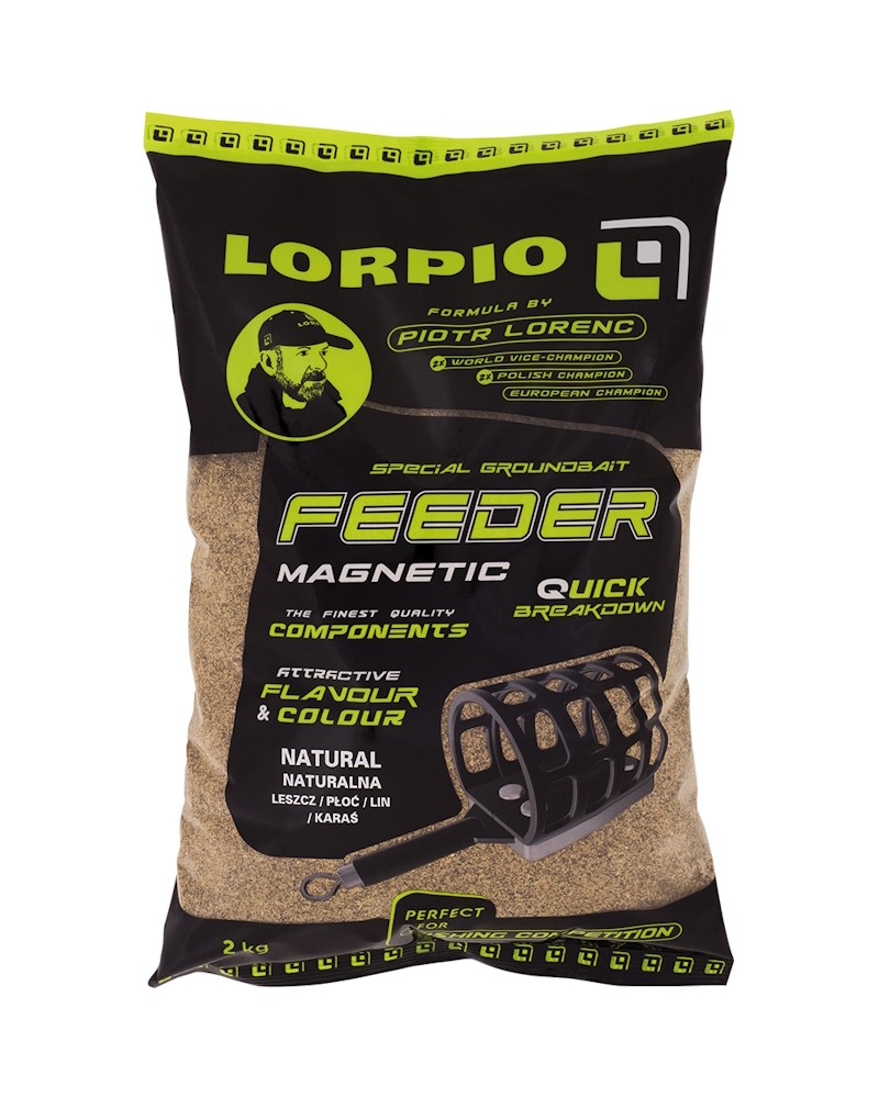 Zanęta Lorpio Feeder Magnetic Natural 2kg