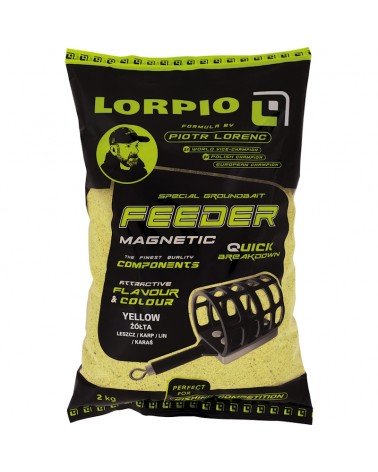 Zanęta Lorpio Feeder Magnetic Yellow 2kg