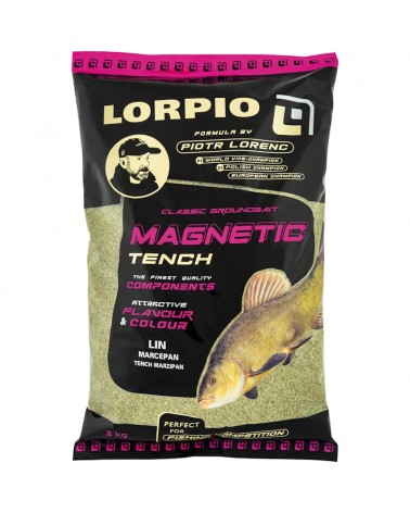 Zanęta Lorpio Magnetic Tench Lin Marcepan 2kg