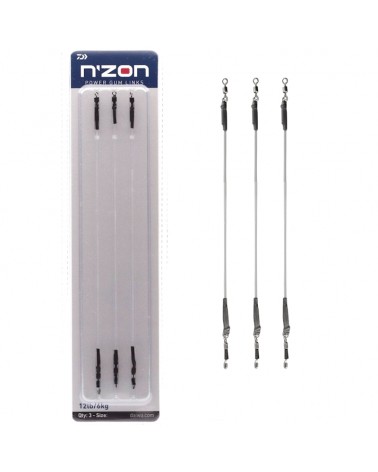Zestaw Z Feeder Gumą Daiwa N'Zon Power Gum Link 0.80mm 6kg 12lb 10cm 3szt.