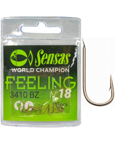 Haczyki Sensas 3410 Bronze Rozmiar 18 15szt.