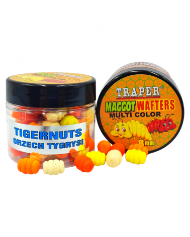 Wafters Traper Maggot Multi Color 8mm 25g Orzech Tygrysi