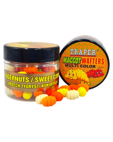 Wafters Traper Maggot Mtehod Feeder Multi Color 8mm 25g Orzech Tygrysi/Kukurydza