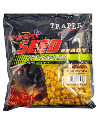 Ziarno Zanętowe Traper Kukurydza Truskawka 500g