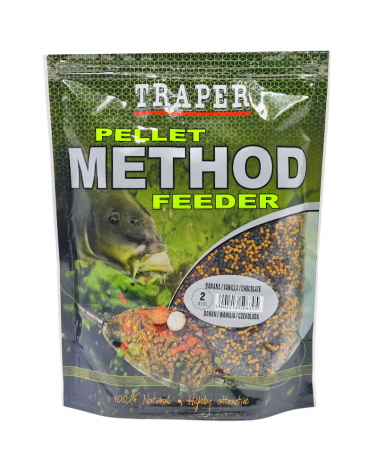 Method Feeder Pellet Traper Banan/Wanilia/Czekolada 2mm 500g