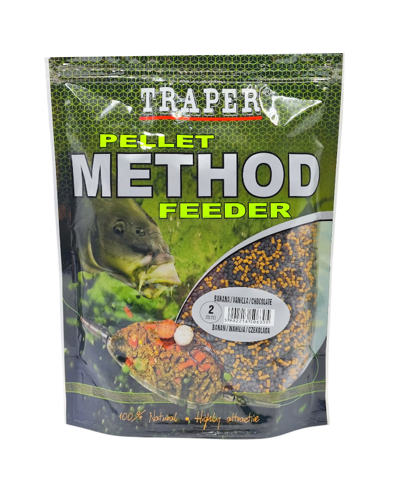 Method Feeder Pellet Traper Banan/Wanilia/Czekolada 2mm 500g