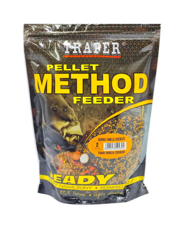 Method Feeder Pellet Traper Ready Banan/Wanilia/Czekolada 2mm 500g